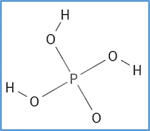 Estructura de Lewis del H3PO4 Ácido Fosfórico