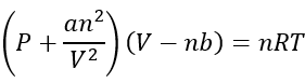 a ecuación de van der Waals
